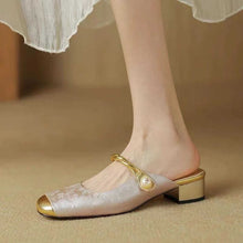 Load image into Gallery viewer, Closed Toe Half Slippers