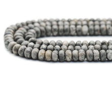 Load image into Gallery viewer, Genuine Map Jasper Rondelle Smooth Beads, 5x8mm, Sku#U1418