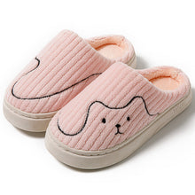 Load image into Gallery viewer, Women's Striped Cat Slippers | Warm Plush Non-Slip Indoor House Shoes