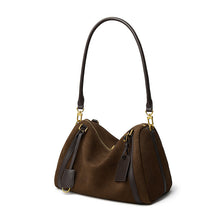 Load image into Gallery viewer, Deerskin Suede Crossbody Shoulder Bag – Genuine Leather Women's Handbag
