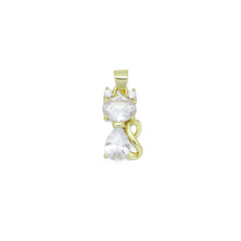 Load image into Gallery viewer, Crystal Cute Cat  Charm Pendant, Sku#LK1015