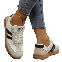 Load image into Gallery viewer, Women's Casual White Sneakers - Breathable Lightweight Athletic Shoes