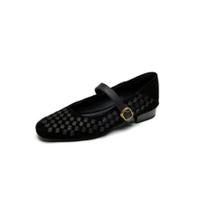 Load image into Gallery viewer, Mary Jane Sheepskin Leather Shoes With Single Strap