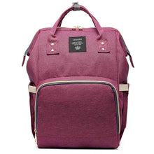 Load image into Gallery viewer, Maternity Diaper Backpack - Large Capacity Waterproof Oxford Nappy Bag with Anti-Theft Pocket &amp; Stroller Straps