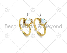 Load image into Gallery viewer, Blue Moonstone Adjustable Ring, Sku#X252