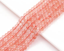 Load image into Gallery viewer, Watermelon Quartz Rondelle Smooth Beads, Sku#U1412