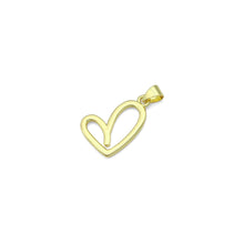 Load image into Gallery viewer, Gold unbalanced Heart Shape Charm Pendant, Sku#LK1114