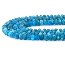 Load image into Gallery viewer, Genuine Quality Apatite Rondelle Faceted Beads, 3x5mm, Sku#U1589