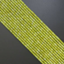 Load image into Gallery viewer, 2x4mm Rondelle Smooth Lemon Quartz Beads, Sku#U1953