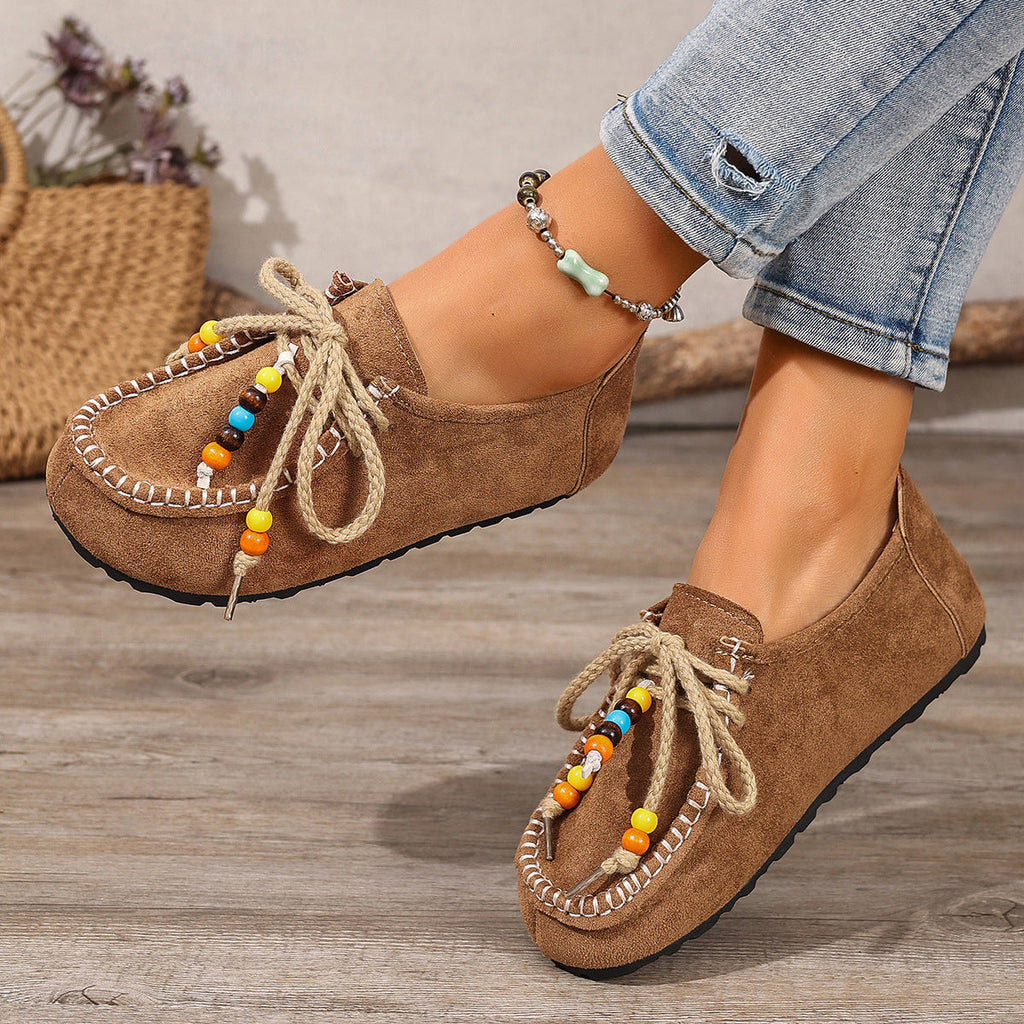 Vintage Suede Casual Loafers