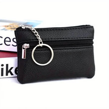 Load image into Gallery viewer, Mini Coin Wallet Purse with Keychain