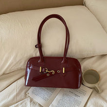 Load image into Gallery viewer, Women's Retro Shell Crossbody Bag - PU Leather Shoulder Bag with Phone Pocket