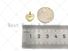 Load image into Gallery viewer, Love/Mom Word On Heart Shape Pendant18K Dainty Gold Medallio