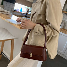 Load image into Gallery viewer, PU Leather Underarm Handbag