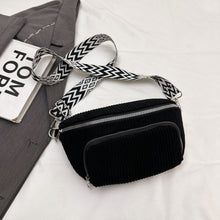 Load image into Gallery viewer, Corduroy Crossbody Bag for Women - Lightweight Minimalist Streetwear Style