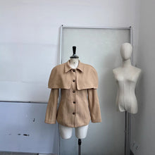 Load image into Gallery viewer, British-style Patchwork Fake Two-Piece Cinched Cloak Trench Coat For Women