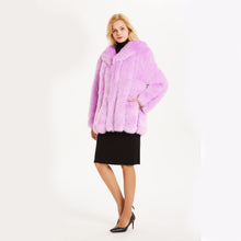 Load image into Gallery viewer, New European And American Stylish Fox-fur Lapel Coat