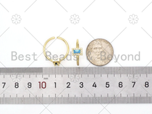 Load image into Gallery viewer, Big  Rectangle CZ Adjustable Ring,Sku#X234