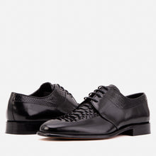 Load image into Gallery viewer, The Arven Black Python Leather Men Shoe