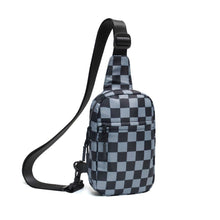 Load image into Gallery viewer, Waterproof Plaid Crossbody Bag - Lightweight Travel Sling Bag for Women &amp; Men