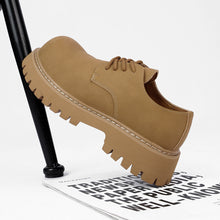 Load image into Gallery viewer, Men's British Style Height Increasing Leather Dress Shoes - Premium Derby Oxfords