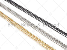 Load image into Gallery viewer, High Quality Hand Made Fancy Linked Chain, 18K Real Gold Plated Chain, Wholesale bulk Chain, 4x7mm, sku#M301