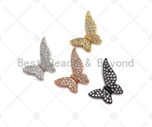 Load image into Gallery viewer, CZ Micro Pave Butterfly Shape Pendant, sku#L283