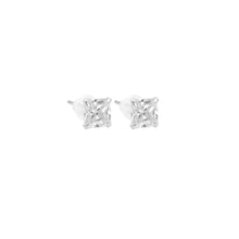 Load image into Gallery viewer, Sterling Silver Square shape stud earrings, sku#LX396