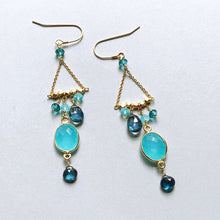 Load image into Gallery viewer, Rainbow Chandie Earrings