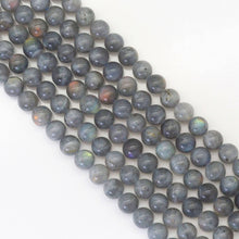 Load image into Gallery viewer, Genuine Labradorite Round Smooth Beads, 8mm/10mm/12mm, Sku#U