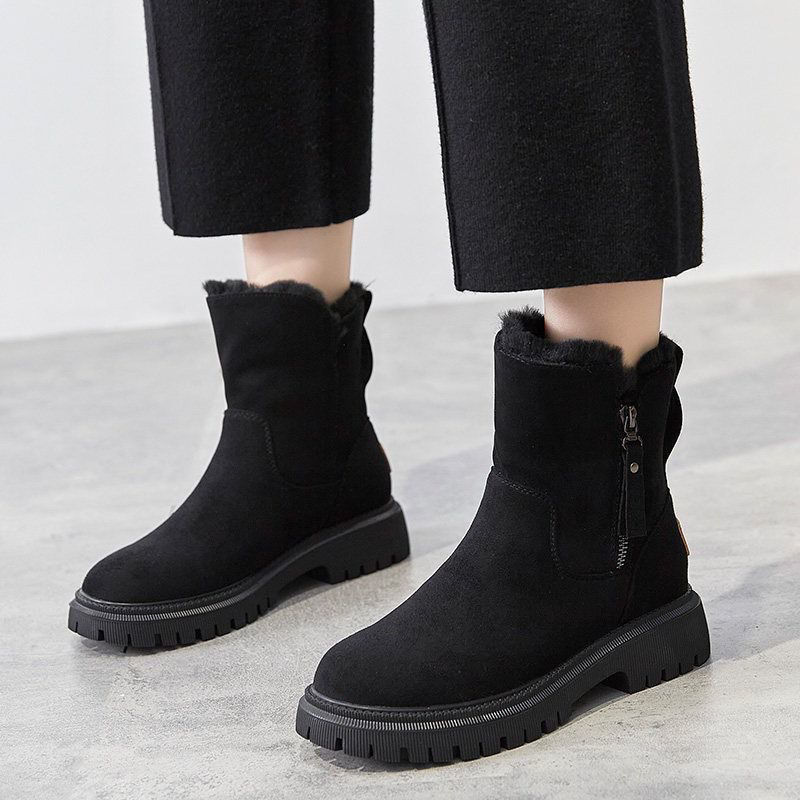 Women's Thick Insulated Snow Boots | Sherpa Lined Mid-Calf Winter Boots