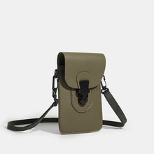 Load image into Gallery viewer, Minimalist Lock-Clasp Crossbody Mini Bag – PU Leather Unisex Shoulder Bag