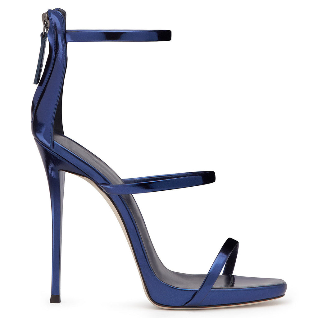 High Heel Fish Mouth Ankle Strap Stiletto Pumps