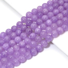 Load image into Gallery viewer, Genuine Lavender Jade, 6mm/8mm/10mm Round Smooth Beads, Sku#U1618