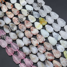 Load image into Gallery viewer, 25x40mm Flat Teardrop Beads, Sku#U1816
