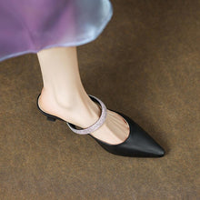 Load image into Gallery viewer, Women's Rhinestone Stiletto Heels – Closed Toe Dress Shoes | Sarah Express