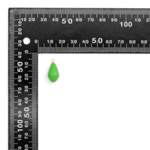 Load image into Gallery viewer, Green Enamel Papaya Charm Pendant,Sku#LK1236