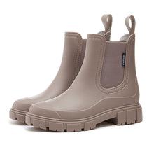 Load image into Gallery viewer, Women's Mid-Calf Rain Boots – Waterproof PVC Slip-On Boots with Mid Heel | Sizes 36–43