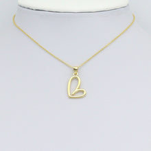 Load image into Gallery viewer, Gold unbalanced Heart Shape Charm Pendant, Sku#LK1114