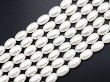 Load image into Gallery viewer, White MOP Rice Shape Beads, Sku#T64