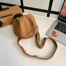 Load image into Gallery viewer, Retro Harajuku Canvas Crossbody Bag – Artistic Streetwear Commuter Bag for Women