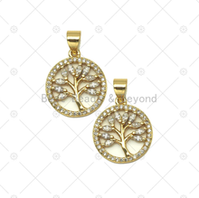 Load image into Gallery viewer, CZ Life Tree Charm, Sku#LK548