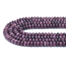 Load image into Gallery viewer, 5x8mm Smooth Rondelle Jade Beads, Sku#U2053