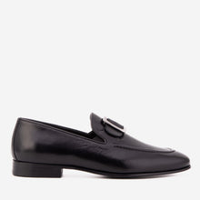 Load image into Gallery viewer, The Astoria Black Buffalo Leather Men’s Loafer