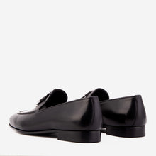 Load image into Gallery viewer, The Astoria Black Buffalo Leather Men’s Loafer
