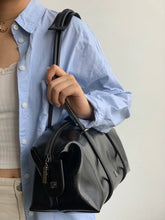 Load image into Gallery viewer, Women's Textured Boston Bag – Large Capacity PU Leather Structured Handbag | Sarah Express