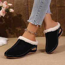 Load image into Gallery viewer, Plush Wedge Sandals
