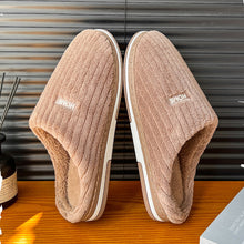 Load image into Gallery viewer, Women's Plush Cotton Slippers - Non-Slip Winter House Shoes Indoor Warm Comfort