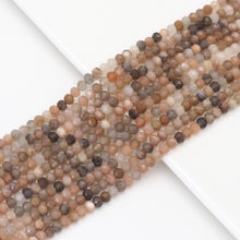 Load image into Gallery viewer, 4x6mm Mixed Moonstone Faceted Rondelle Beads, Sku#U1660