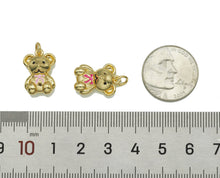 Load image into Gallery viewer, Enamel Teddy Bear Pendant, Sku#F1463